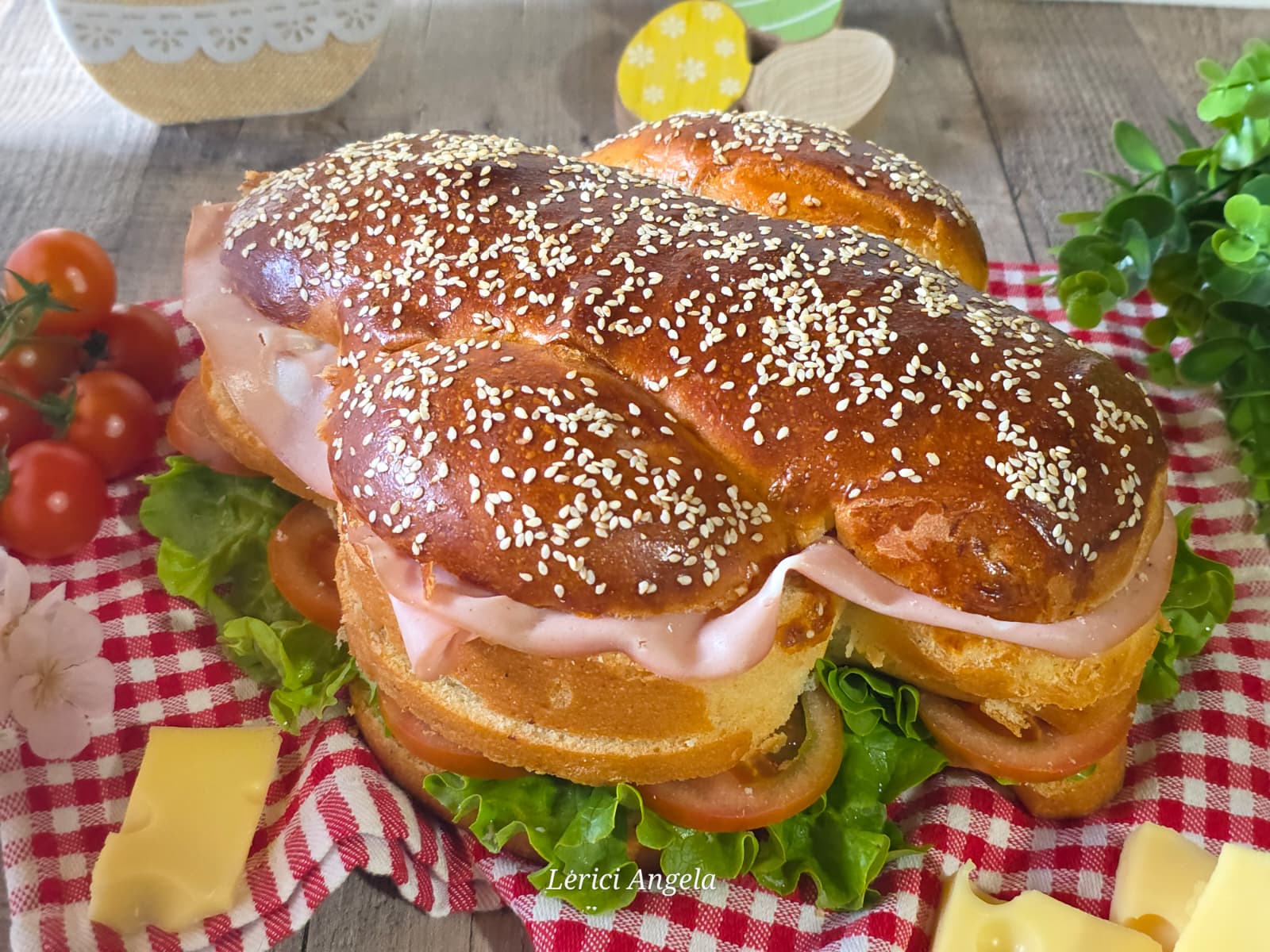 Gefüllte herzhafte Colomba – die Königin des Tisches