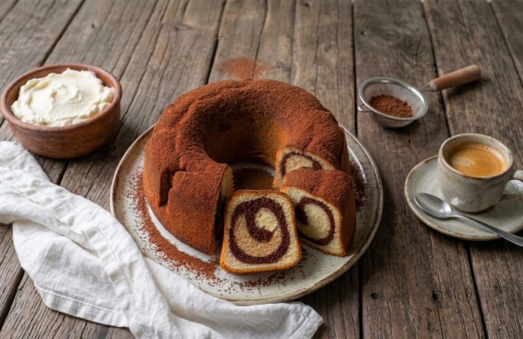 Der Tiramisù-Tricolore-Gugelhupf