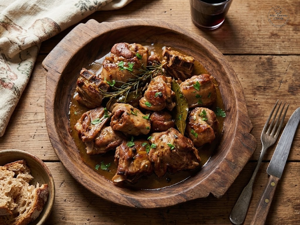 Zicklein in der Pfanne mit Weißwein: das zarte und geschmackvolle Rezept