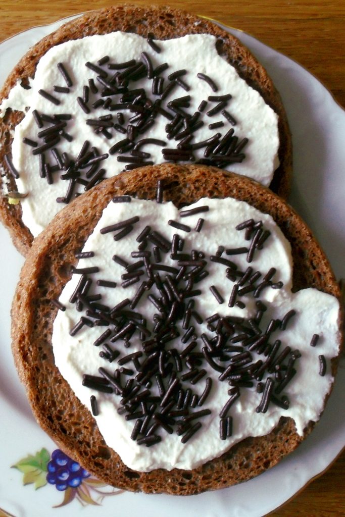 Zwieback mit Ricotta und Schokolade, Mangia senza Pancia