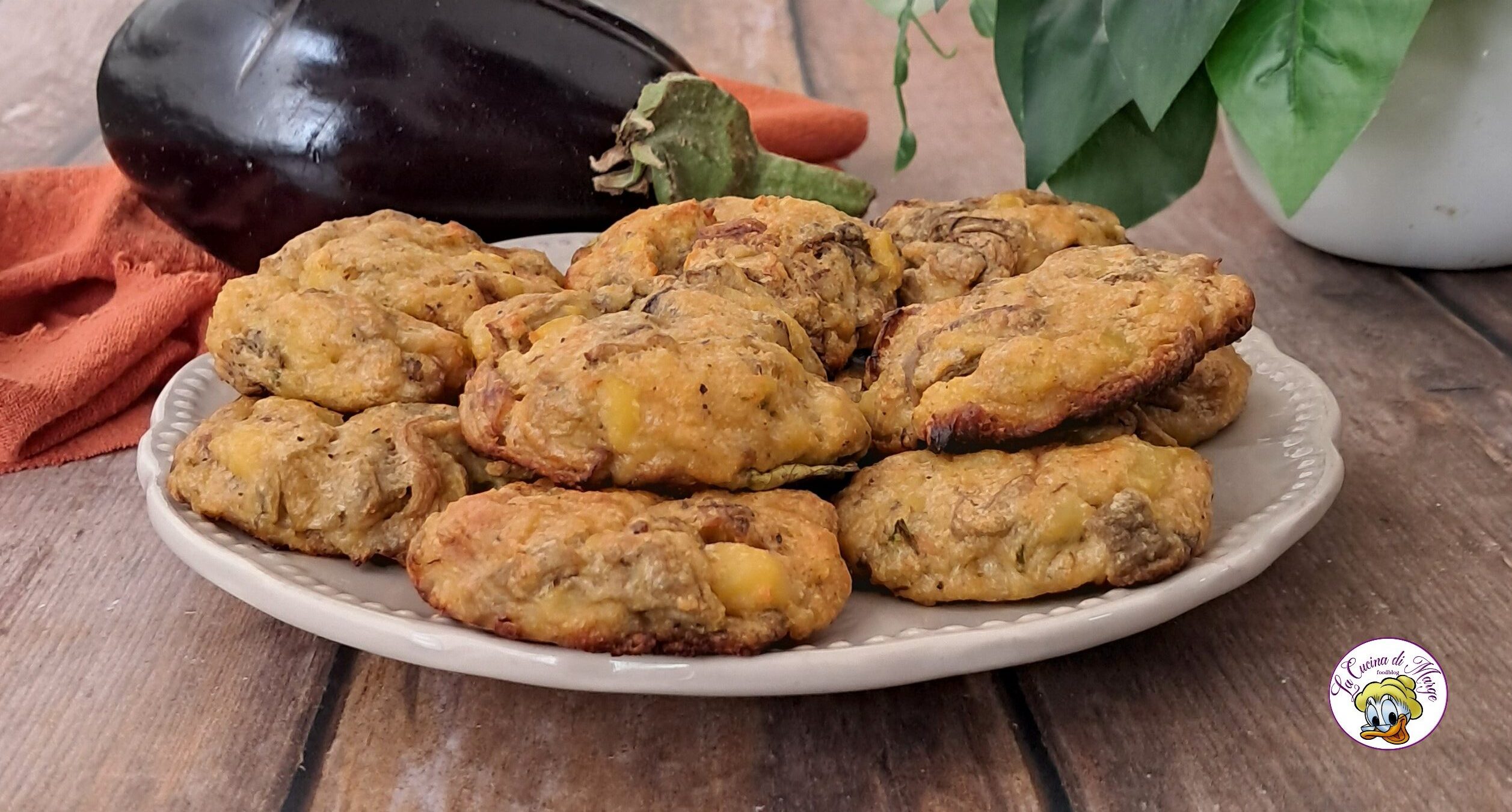 Auberginen- und Kartoffelbällchen
