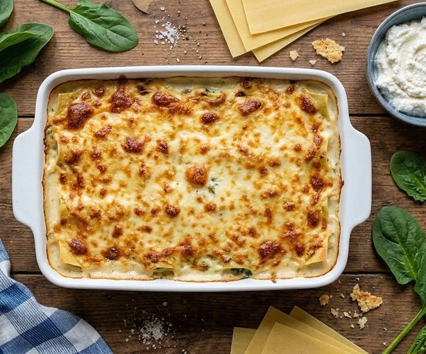 Cannelloni mit Ricotta und Spinat – einfach und cremig