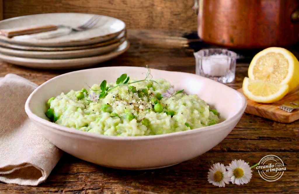 Erbsenrisotto