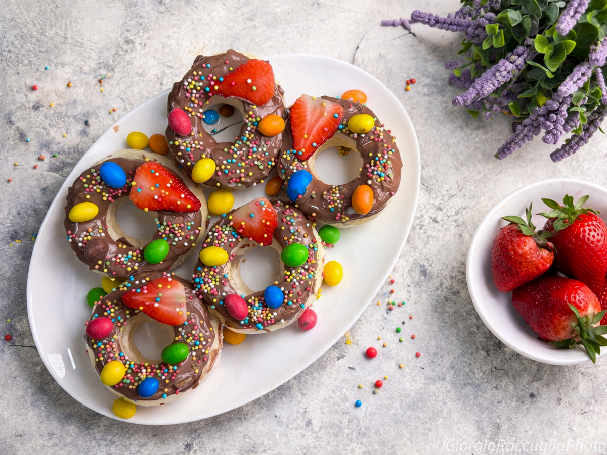 Donuts aus Blätterteig in der Heißluftfritteuse: schnell und lecker