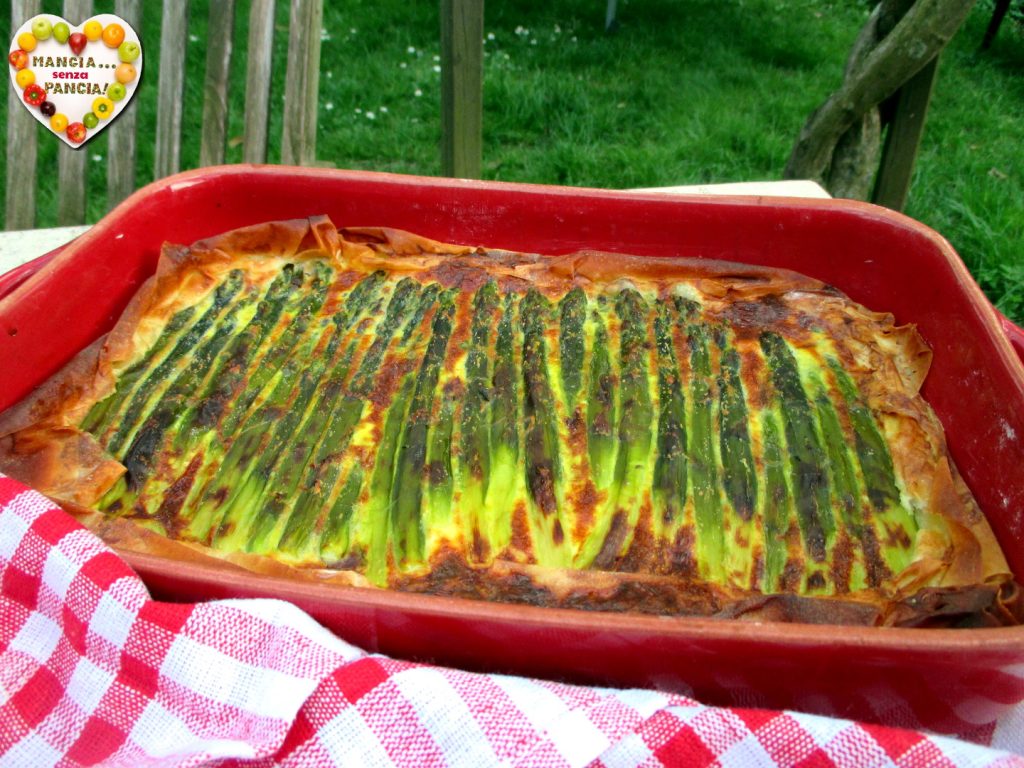 Leichte Spargel-Quiche, Mangia senza Pancia