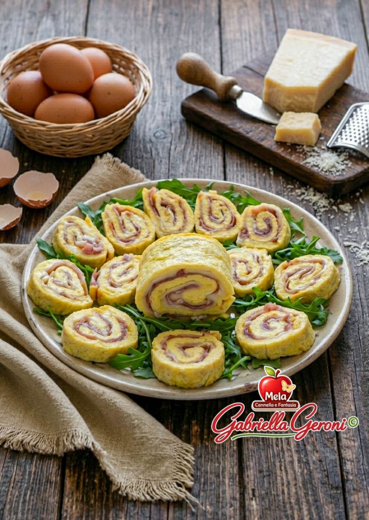 Frittata‑Rolle aus dem Ofen