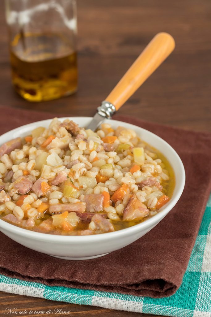 Gerstensuppe nach Trentiner Art