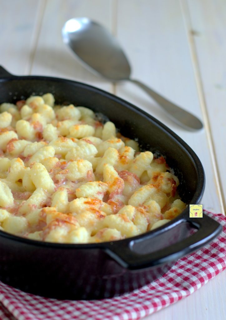 Gnocchi mit Kochschinken überbacken