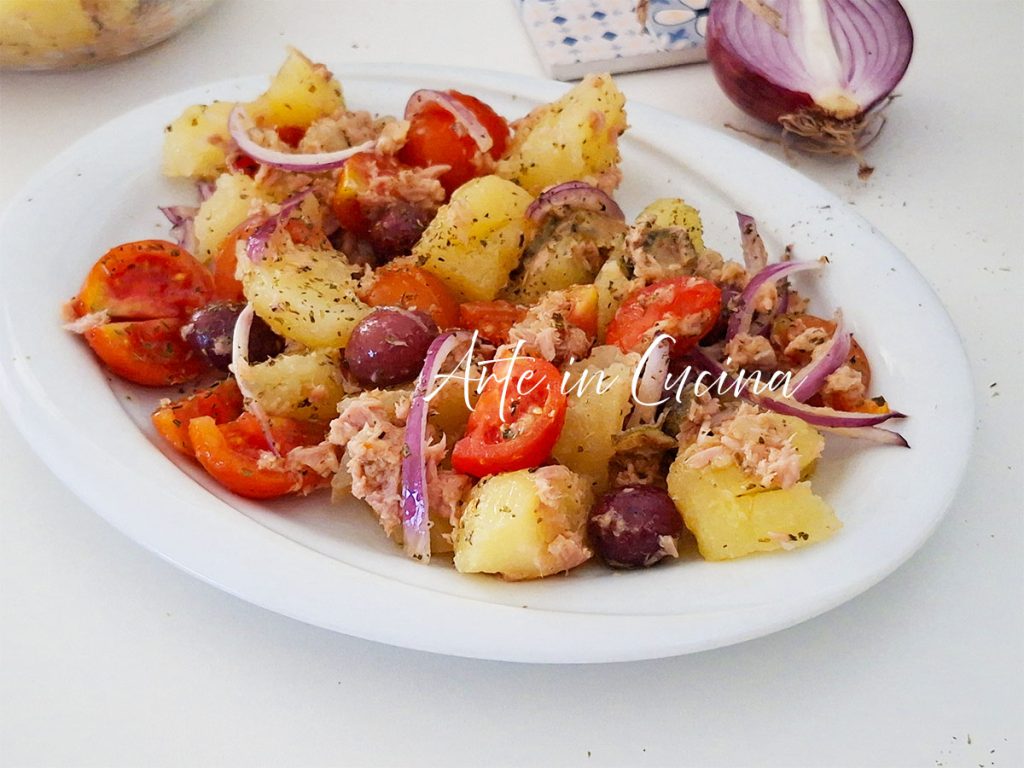 KARTOFFELN all'EOLIANA sizilianischer Kartoffelsalat