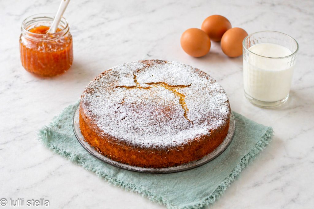Gusskuchen aus Reismehl, fluffig und glutenfrei, hausgemacht