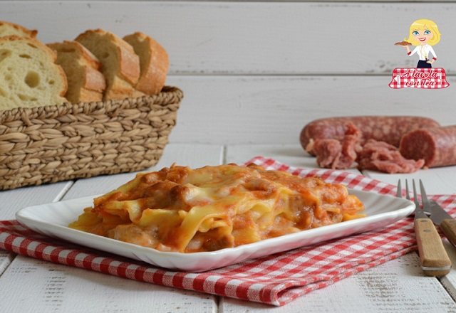 LASAGNE MIT SALSICCIA-RAGÙ