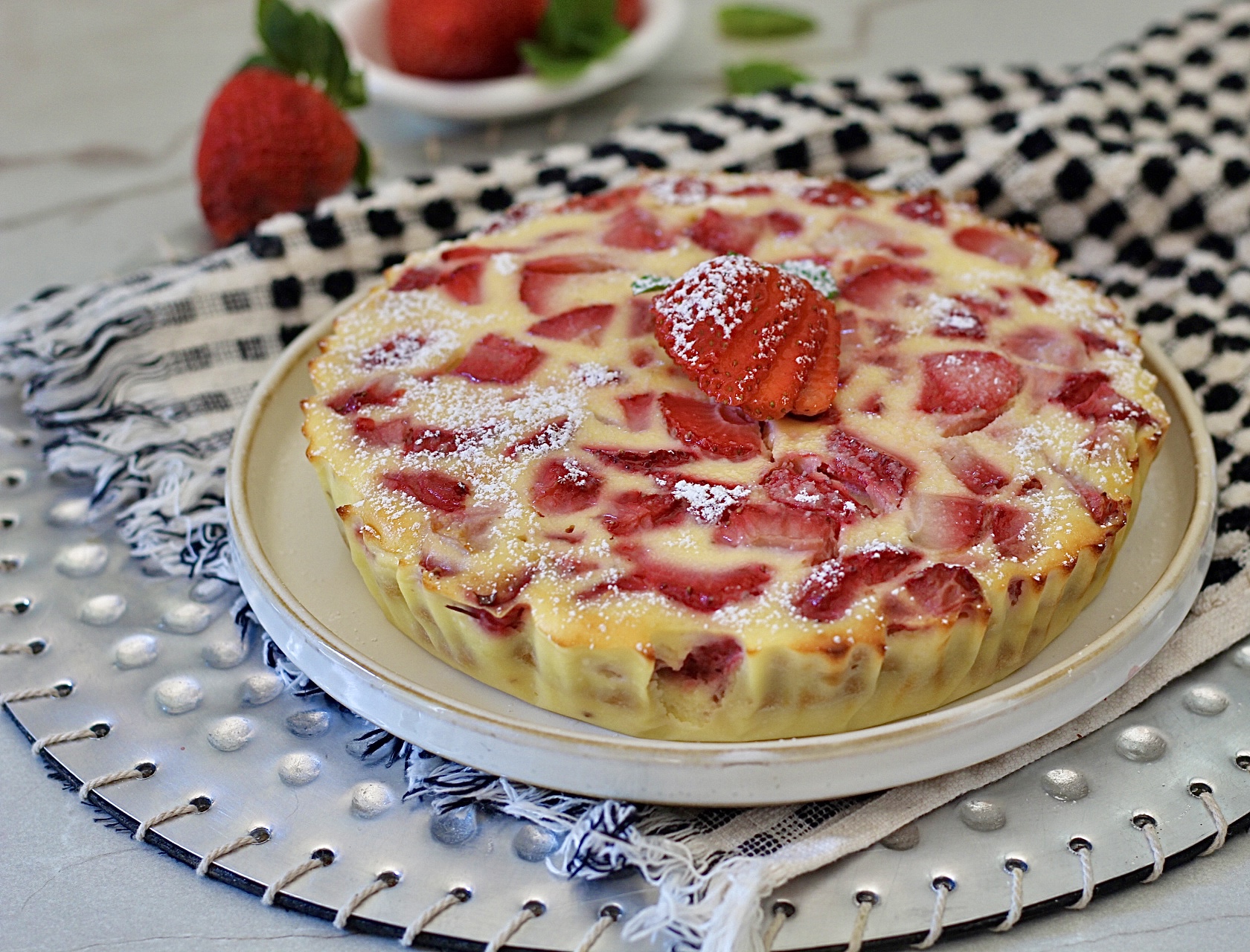 Magischer Erdbeerkuchen in der Heißluftfritteuse