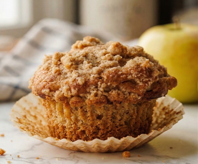 Muffins mit Apfel und Zimt