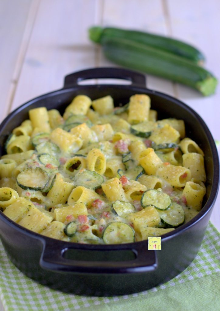 Nudelauflauf mit Zucchini und Pancetta gp