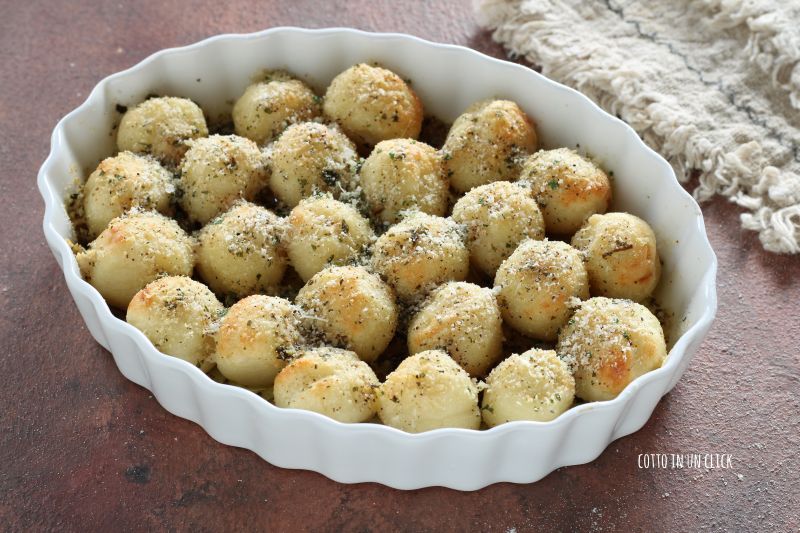 Gegratinerte Ricotta-Gnocchi aus der Heißluftfritteuse