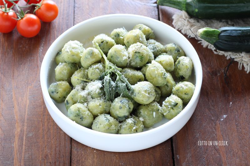 Schnelle Zucchini-Gnocchi