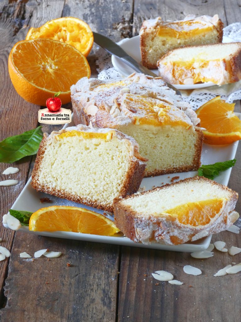 Plumcake mit Orange und Mandeln – Annamaria zwischen Ofen und Herd