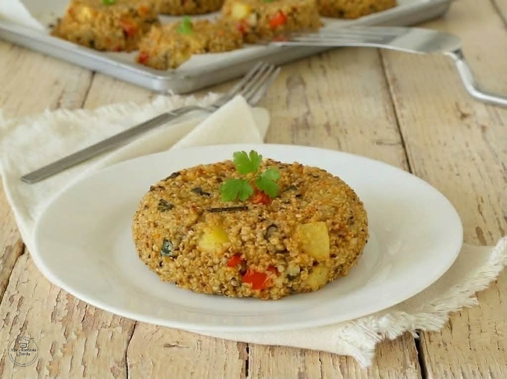 Quinoa- und Gemüse-Burger