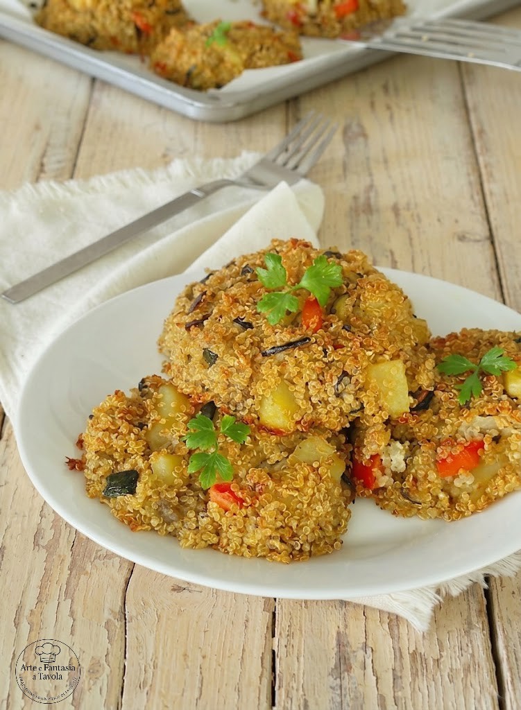 Quinoa- und Gemüse-Burger