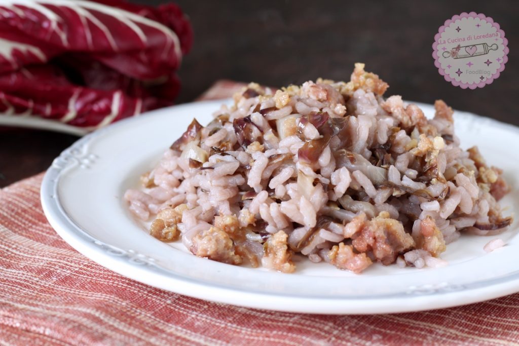 Risotto mit Radicchio und Salsiccia