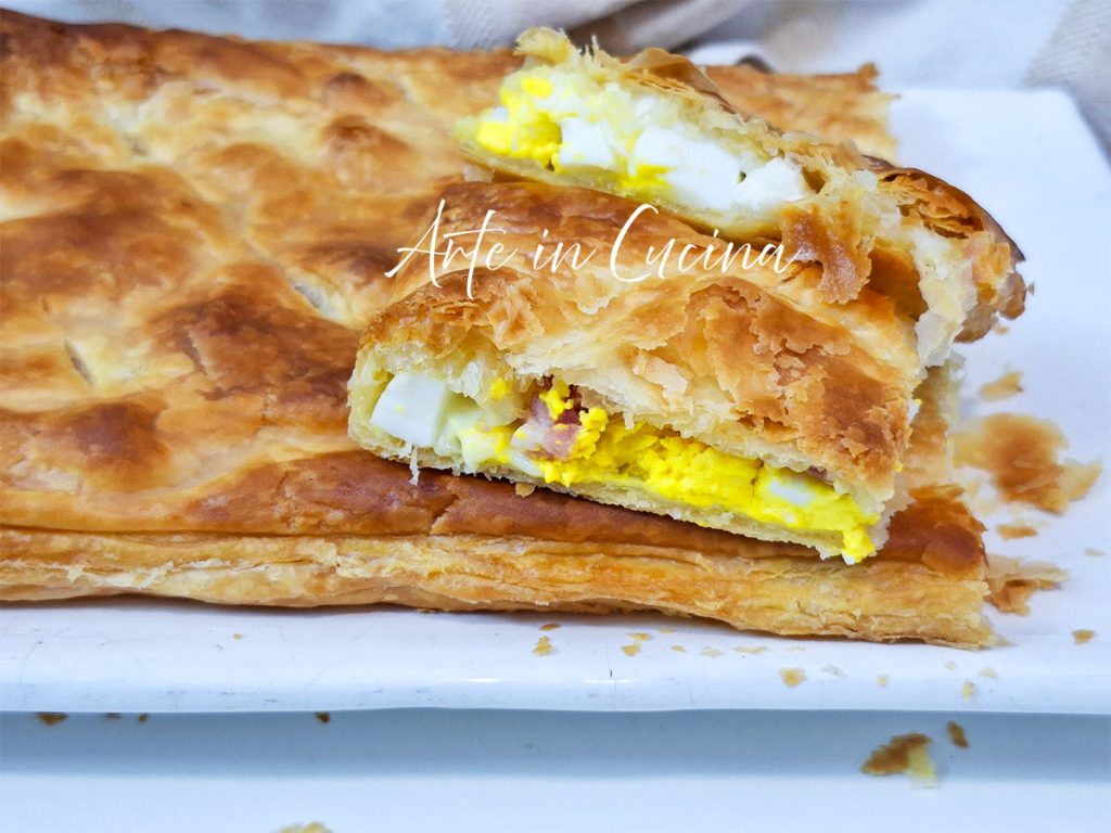 RUSTICO mit Eiern und Pancetta – schneller Snack