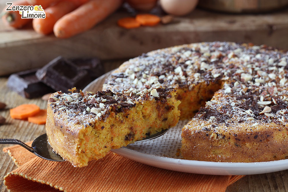 rustikaler Karottenkuchen