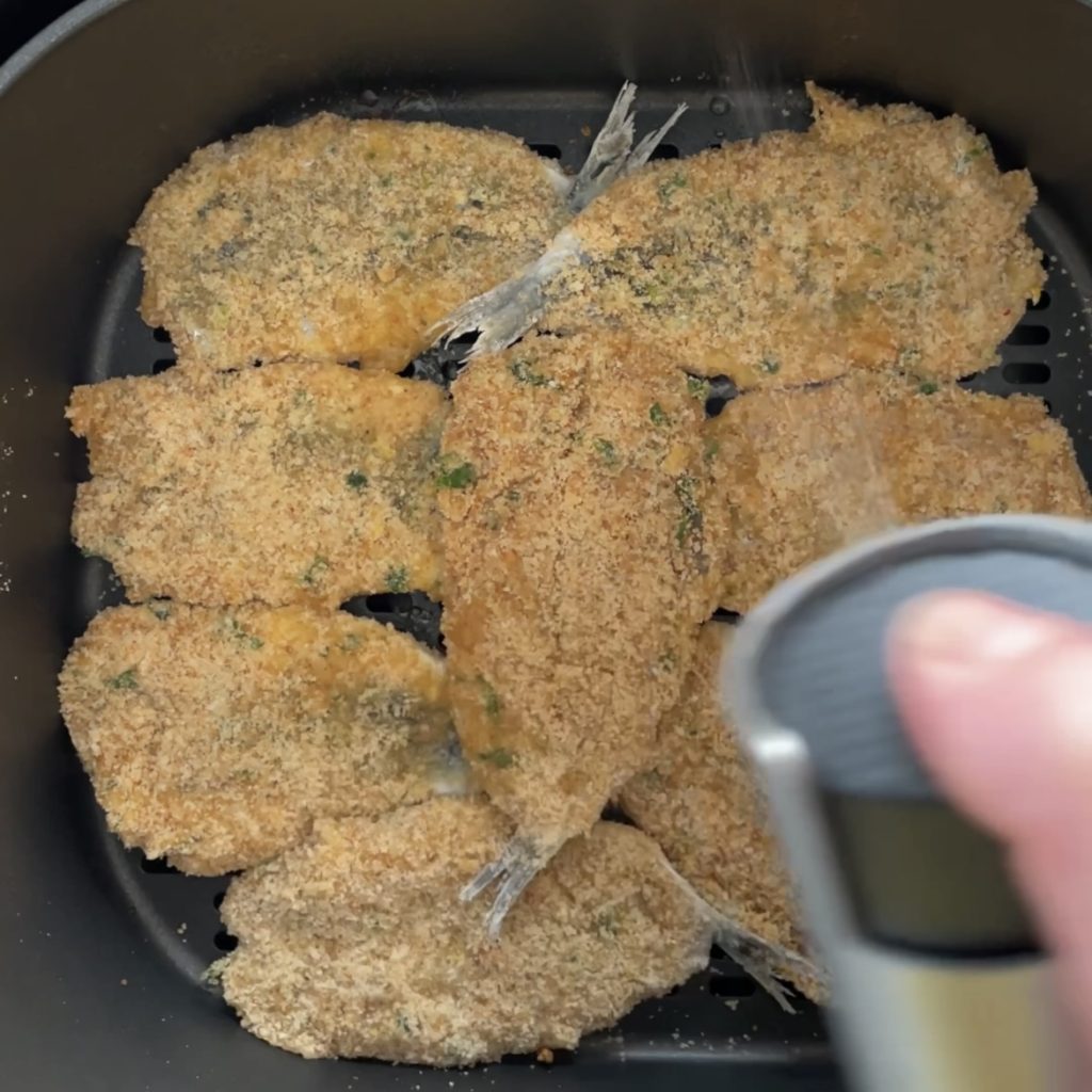 Sardinen in der Heißluftfritteuse