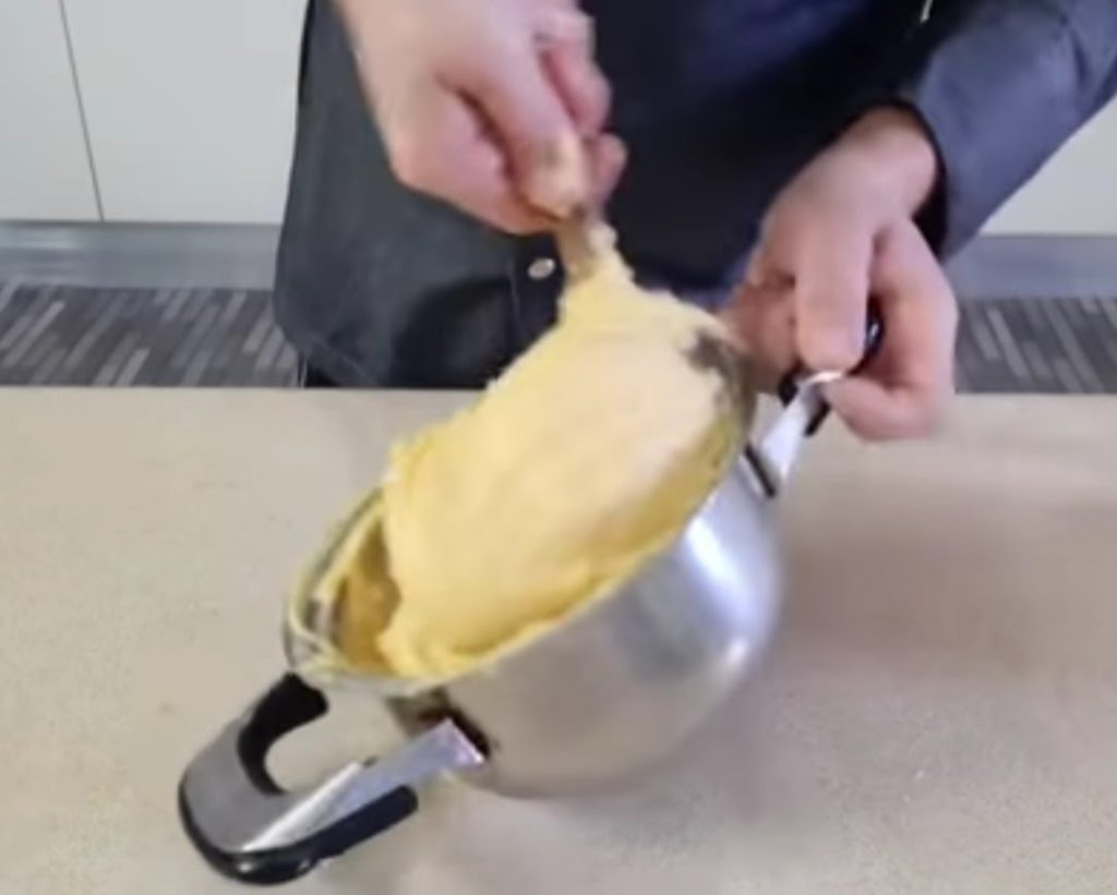 Teig glatt und cremig