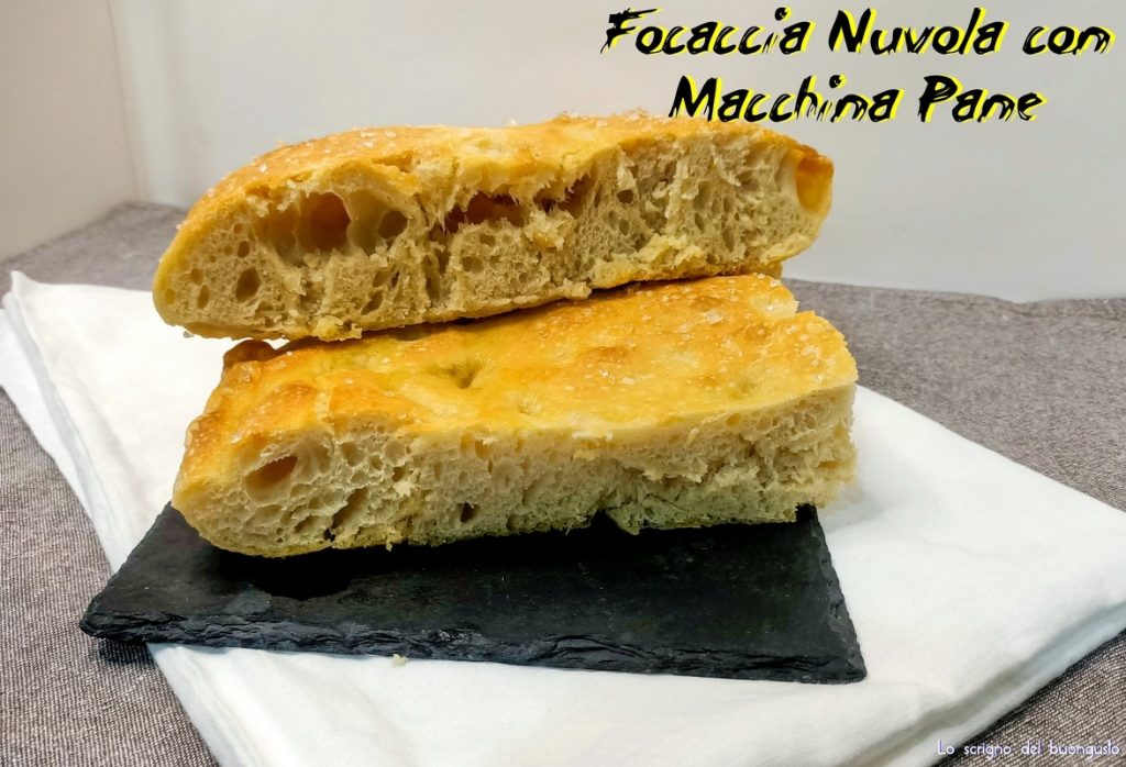 Wolken-Focaccia aus der Brotbackmaschine