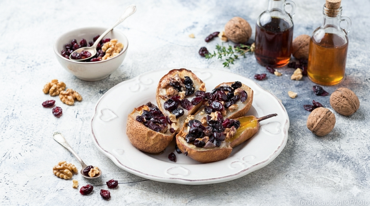 Süße Birnen aus der Heißluftfritteuse