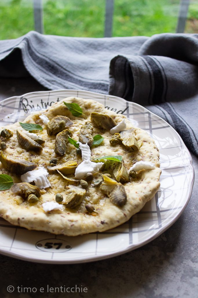 Superschnelle Pfannenpizza