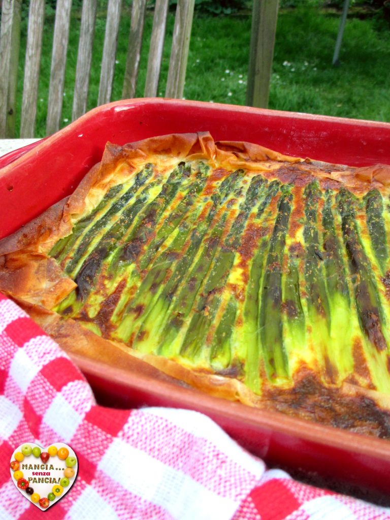 Leichte Spargel-Quiche, Mangia senza Pancia