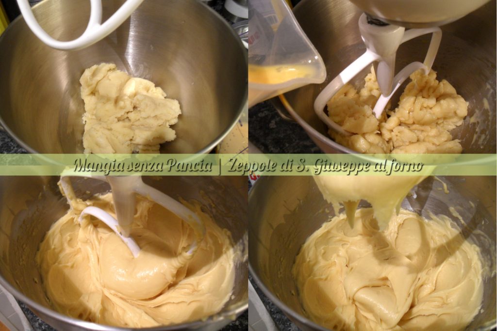 Im Ofen gebackene Zeppole di San Giuseppe, neapolitanisches Rezept, Mangia senza Pancia