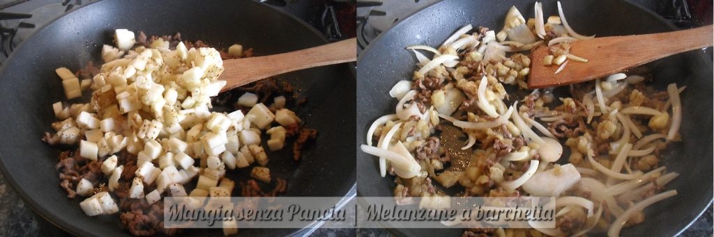 Auberginen-Boote, einfaches Rezept, Mangia senza Pancia - Vorbereitung 5