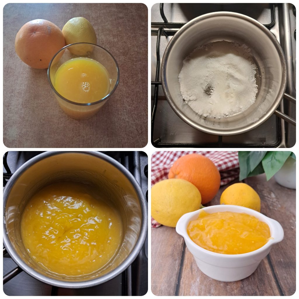 Zitronen- und Orangencreme