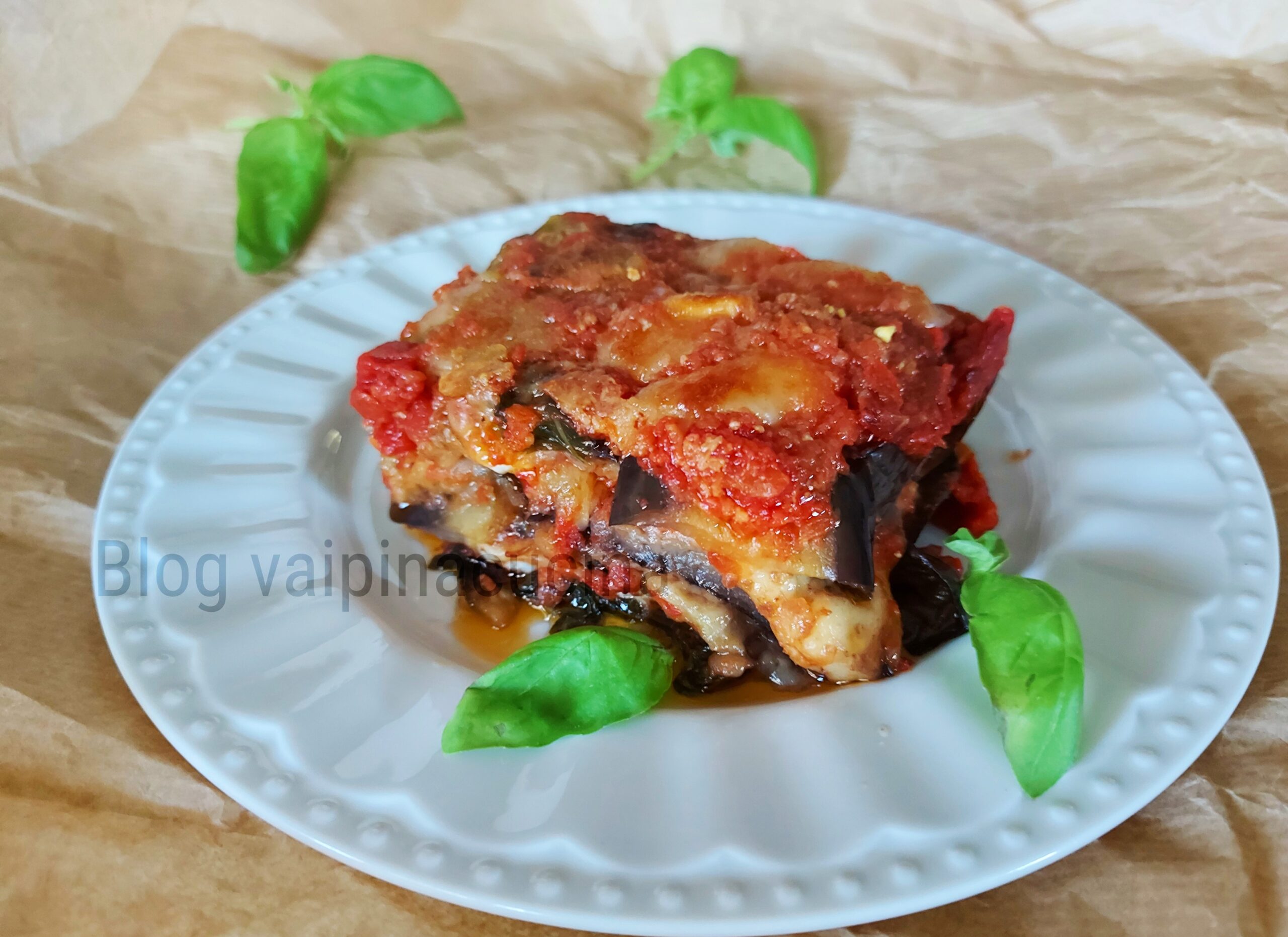 Parmigiana d’aubergines à ma façon