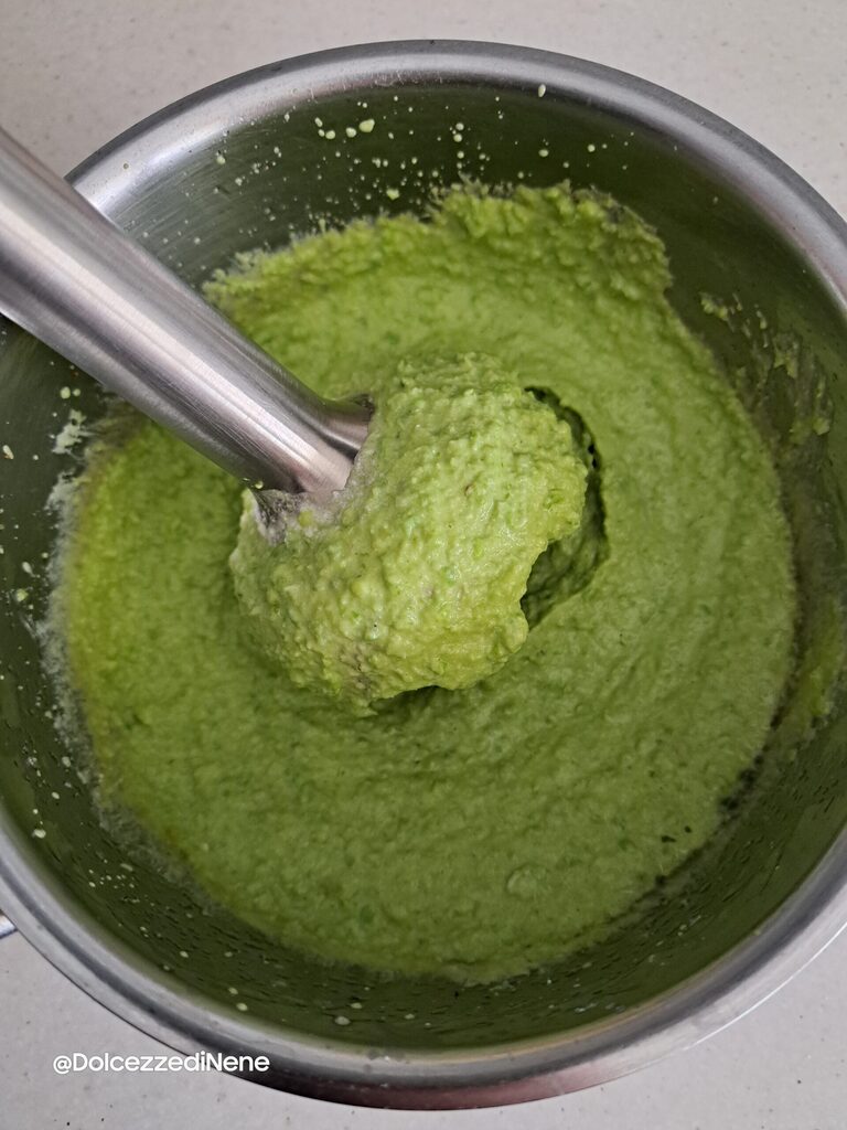 Pâtes crémeuses aux petits pois et ricotta