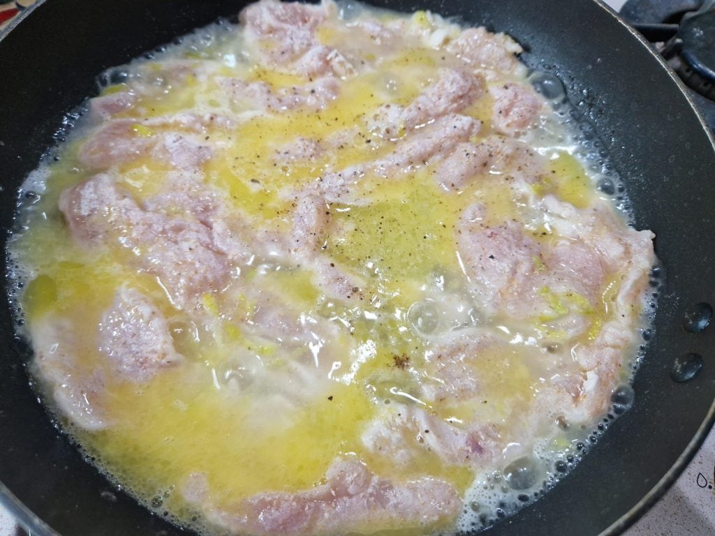 Les escalopes de bar au citron