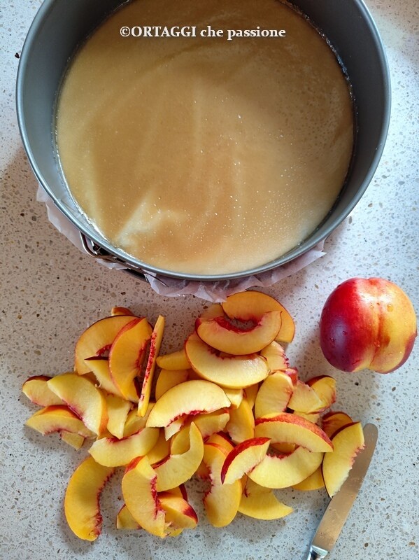 couper les nectarines en tranches régulières
