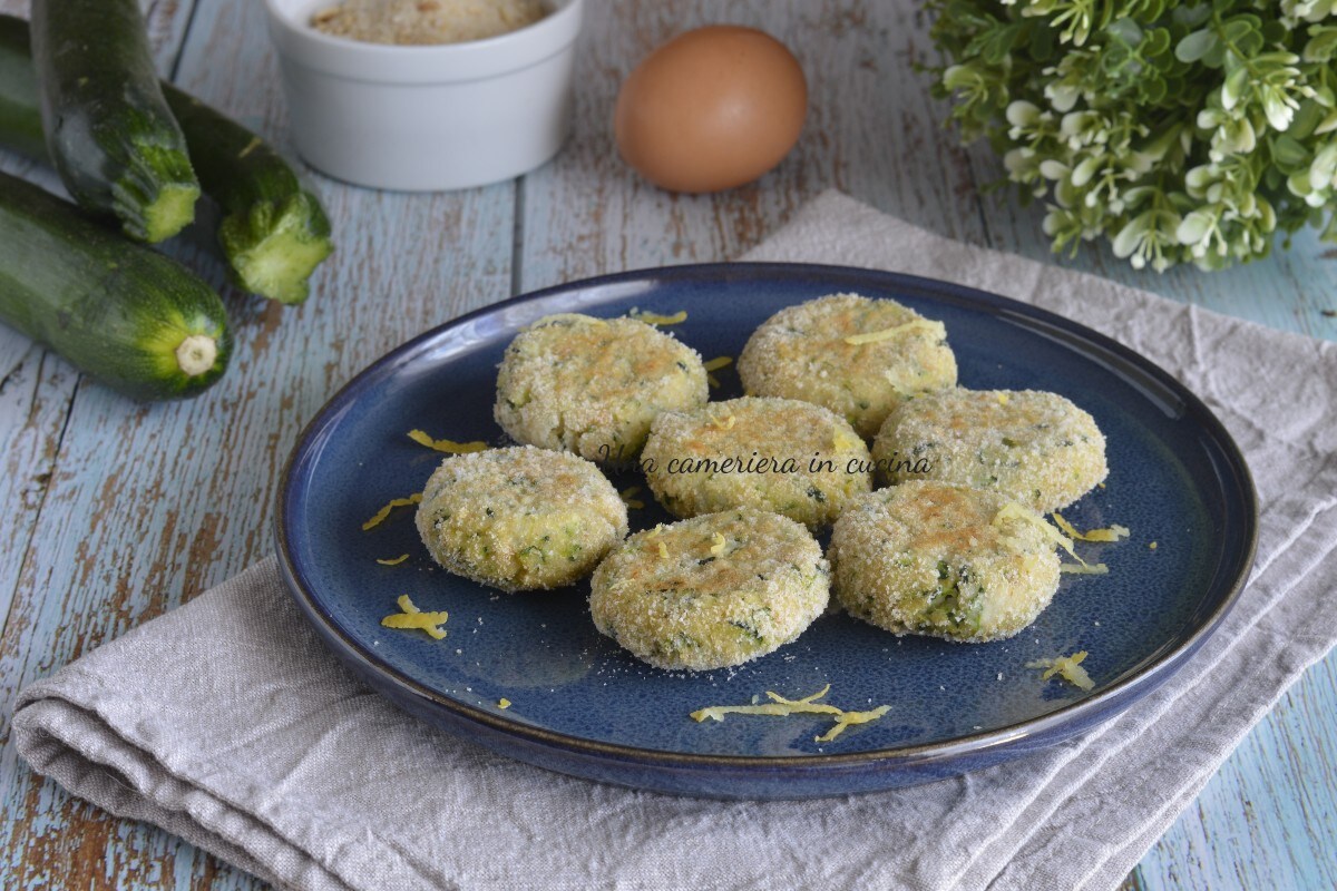 Boulettes de plie et courgettes