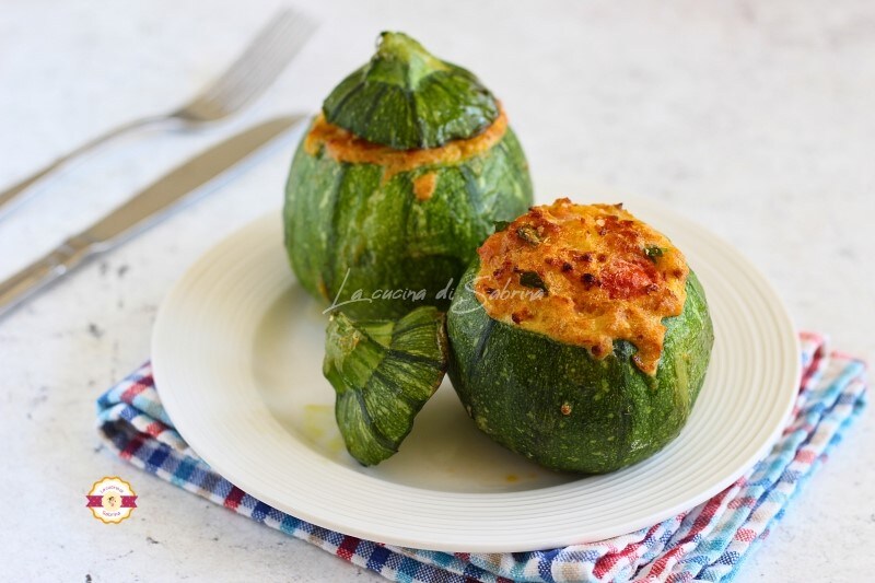 Courgettes rondes farcies à la friteuse à air : savoureuses et légères