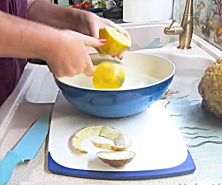 Saumon en papillote sur crème de céleri-rave