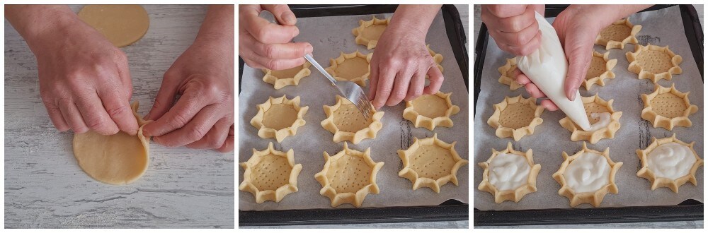 Cassatelle à la ricotta siciliennes, préparation