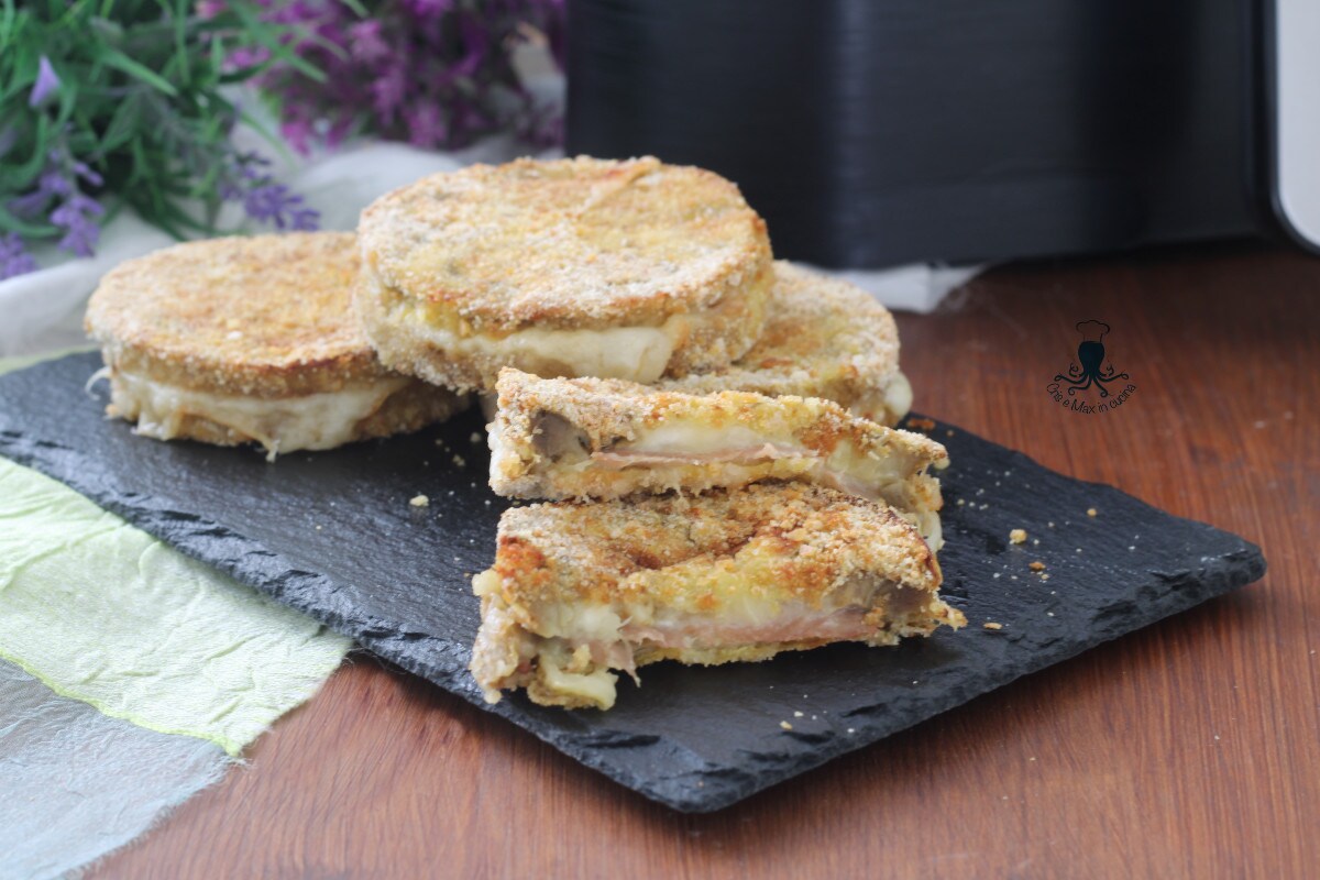 Côtelettes d’aubergines à la friteuse à air ou au four