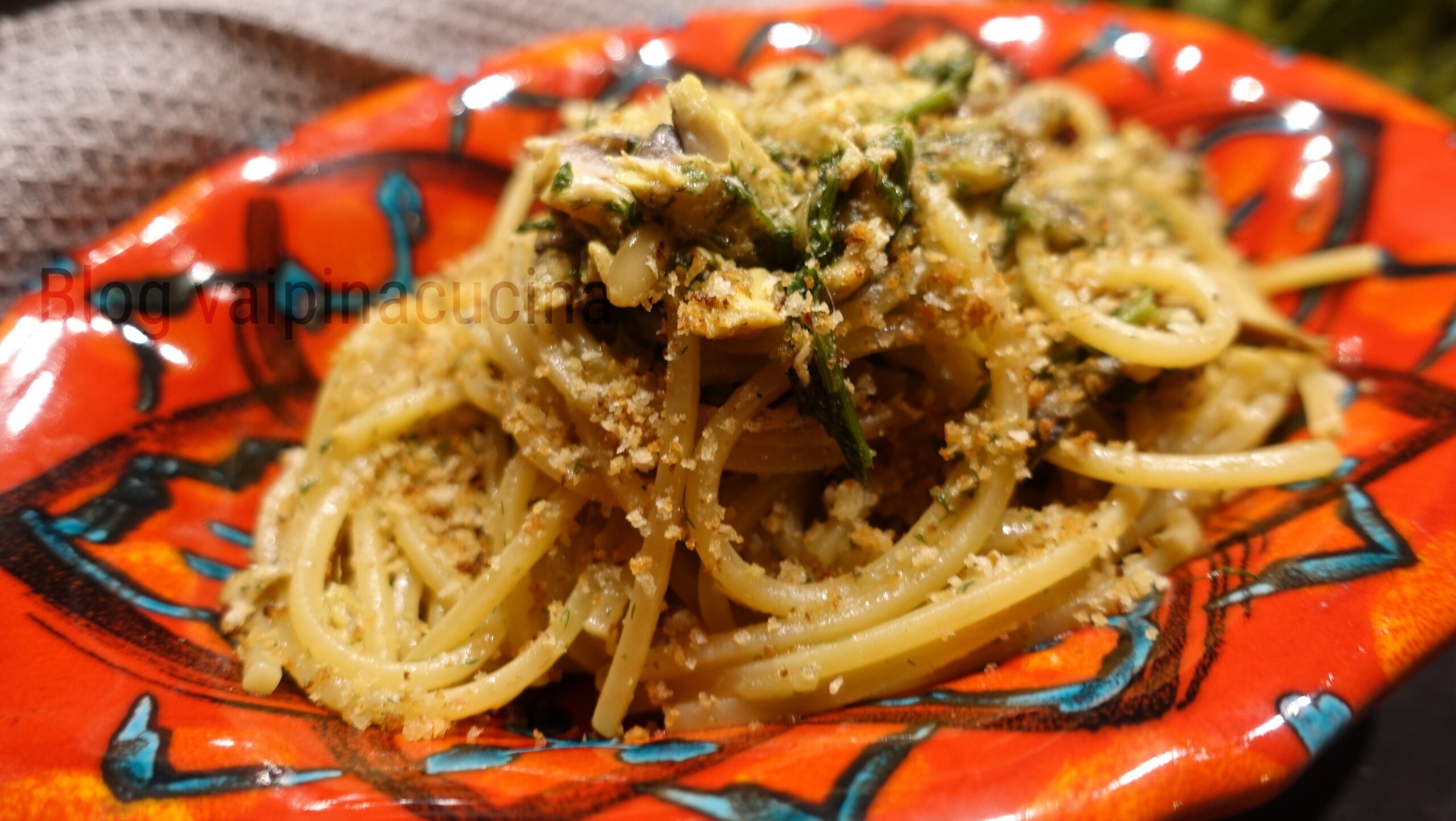 Spaghetti anchois et fenouil sauvage