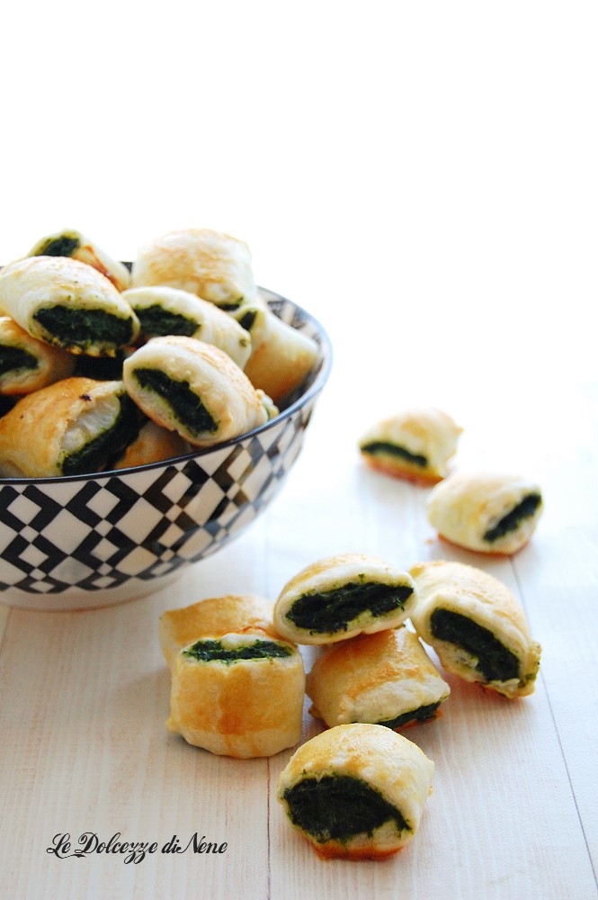 feuilletés à la ricotta et aux épinards