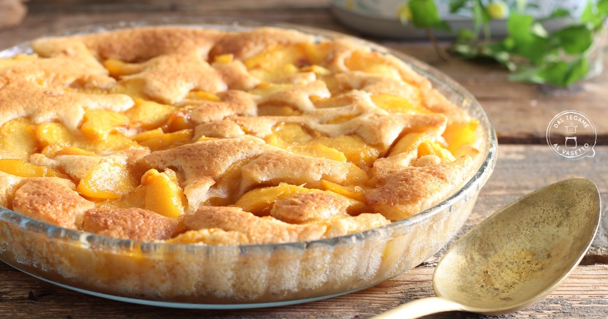 Gâteau rapide aux pêches