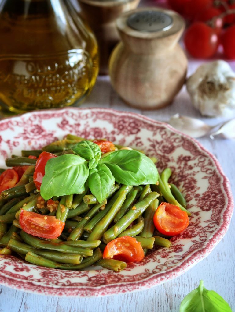 Haricots verts à la tomate