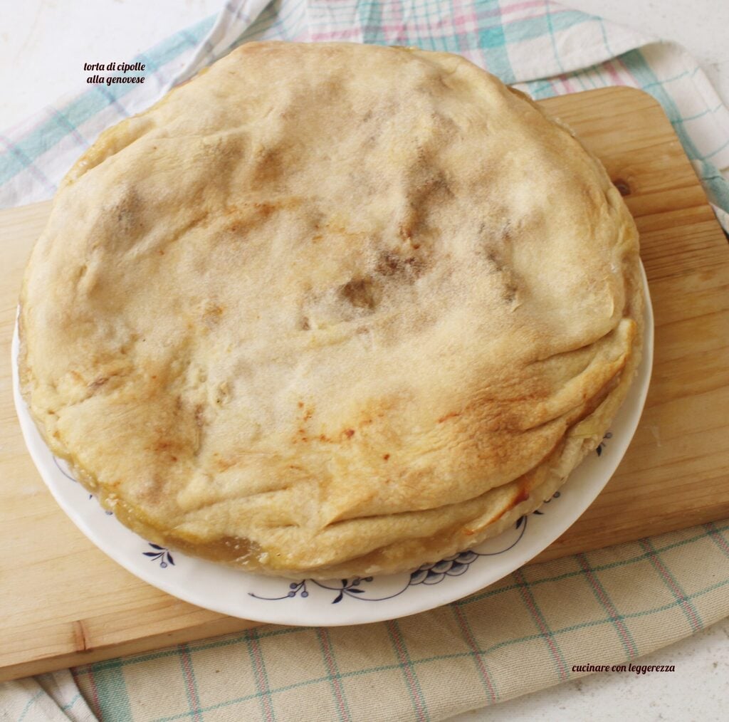 tarte aux oignons à la génoise
