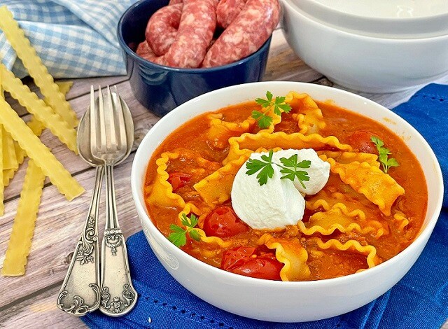 LASAGNES À LA CASSEROLE